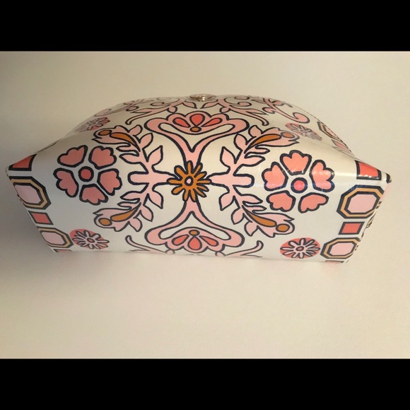 🌸SOLD🌸 Tory Burch Hicks Garden Small Makeup Bag - Picture 5 of 7